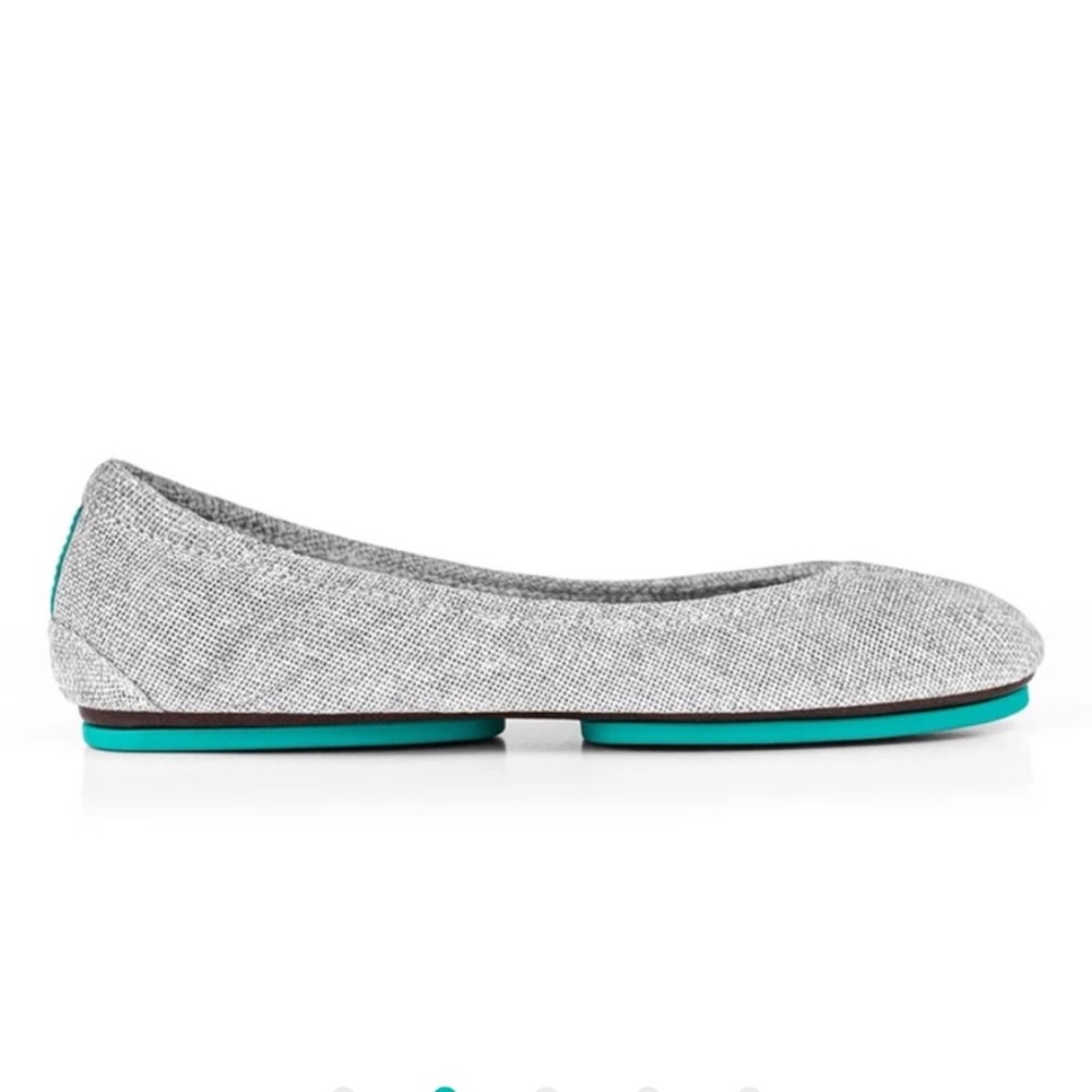 Tieks Silver Lake Flats Size 9